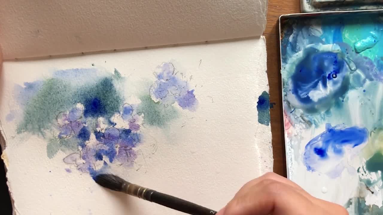 Step 4: Complete Demo Flow for a Cluster of Blue Flowers