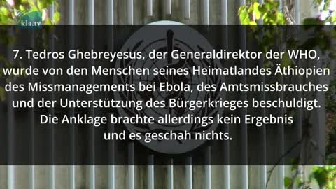 WHO unter der Lupe: Unregelmäßigkeiten und Interessenkonflikte