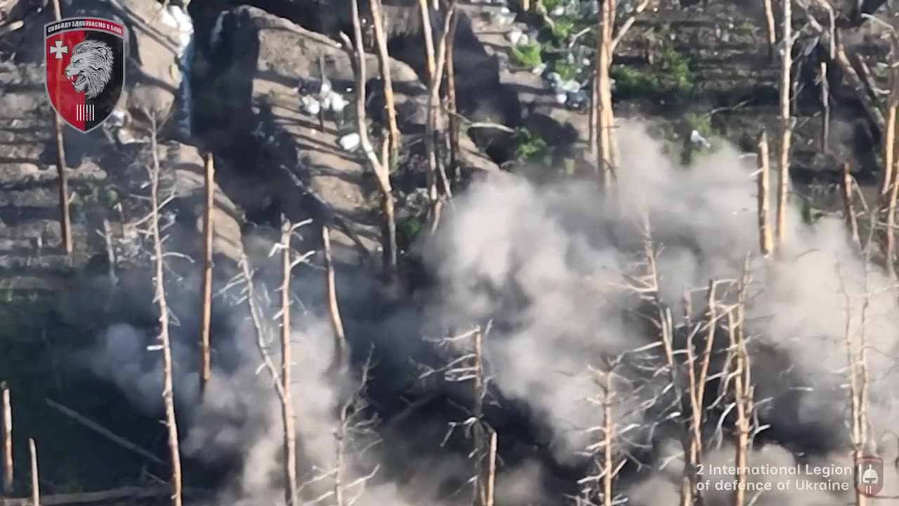 Russian infantry attempts to attack Ukrainian positions in the Bakhmut area