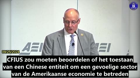 【NL】John Moolenaar stelt drie stappen voor om de geladen wapens van de CCP voor te zijn