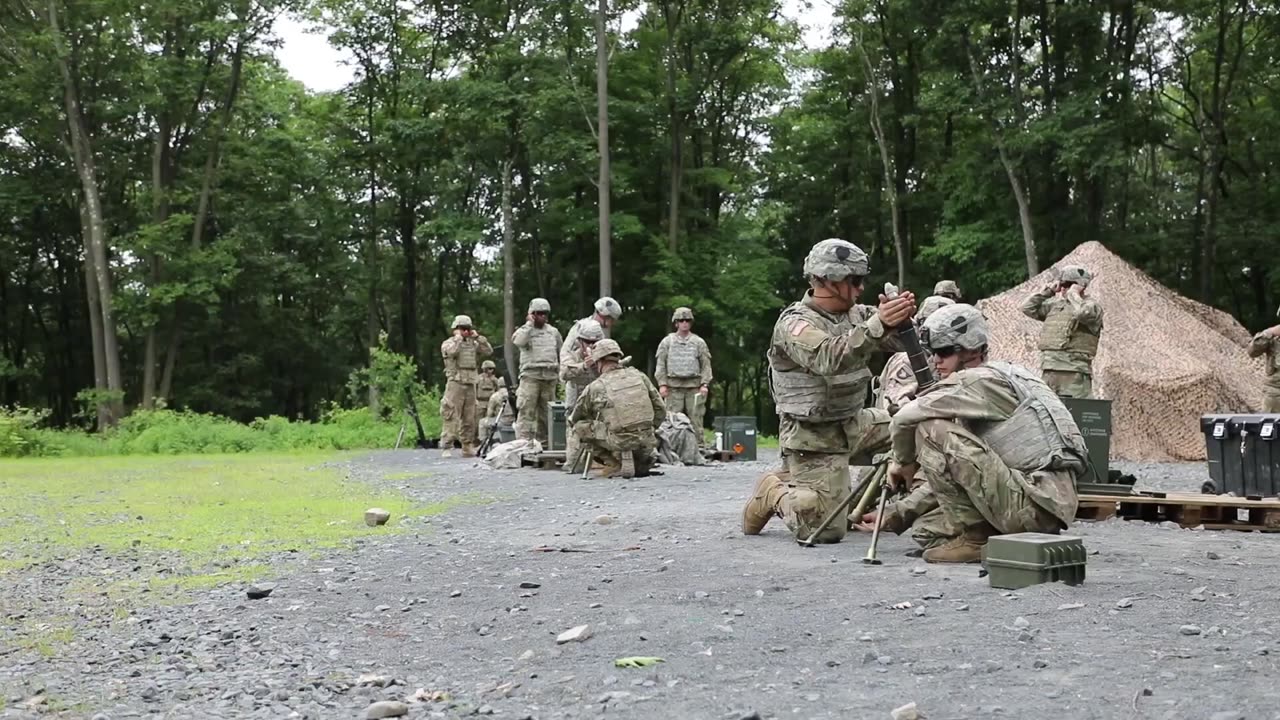 Cadets Soldiers conduct a combined livefire exercise