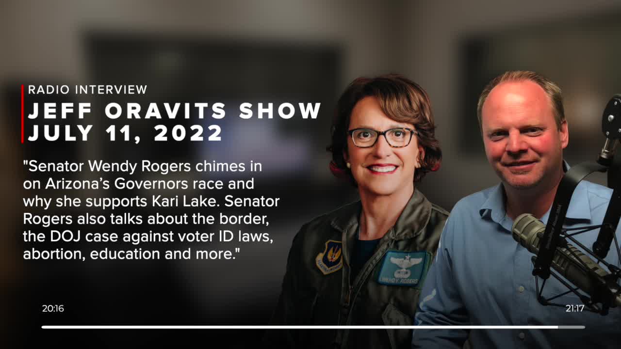 Wendy on Oravits: Senator Wendy Rogers on why she’s supporting Kari Lake