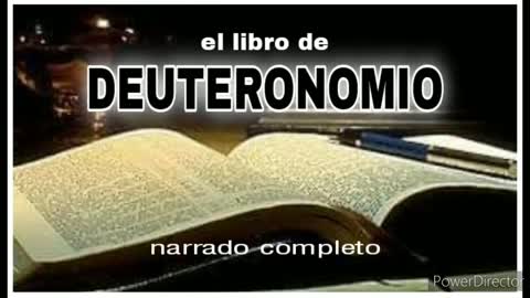 el libro de DEUTERONOMIO (AUDIOLIBRO) narrado completo