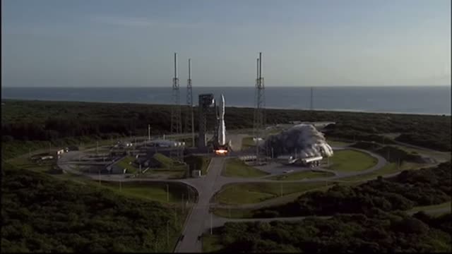 Flying downwards to go to space