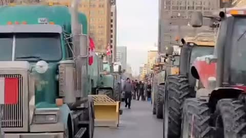 ⚡ Breaking Trucks and farm tractors owners begin to arrive in Toronto to support Freedom Convoy