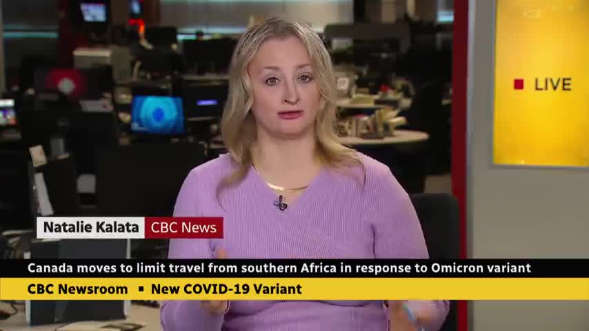 Canada limits travel from southern Africa in response to omicron variant