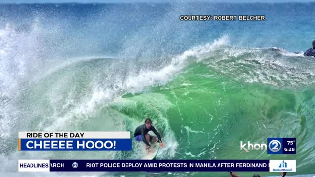 Monster south swell at the Bowls