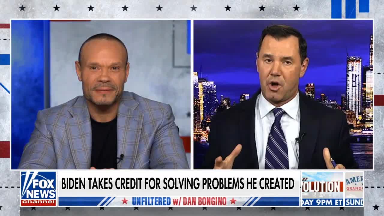 Unfiltered with Dan Bongino 8/20/22, biden says he is to to build a wall, biden says gas prices down every day for the last 40 days, after they drive the whole country in to poverty they will unleash 100000 IRS agents on you to make sure you starve and go