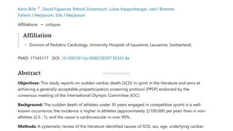 1700% increase in deaths among young athletes!