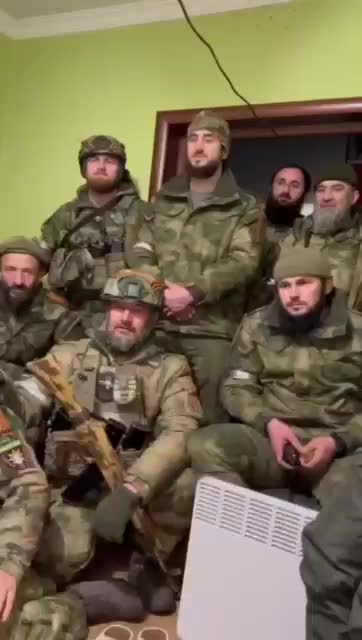 The Chechen in the unit appear to be mostly armed with modified AK-74M rifles.