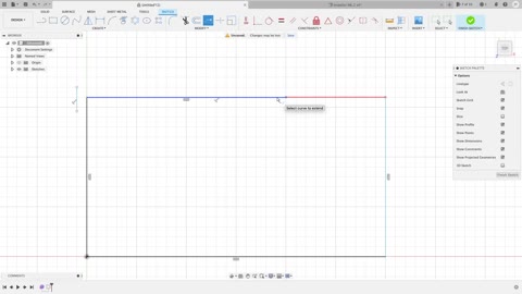 (Part.19) 2D Sketching (Trim, Extend, Break). Fusion 360 for the absolute beginner help series.