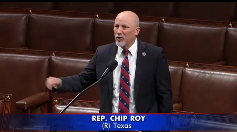 Rep Chip Roy Implies Shutting Down Government Over Biden's Unlawful Mandates