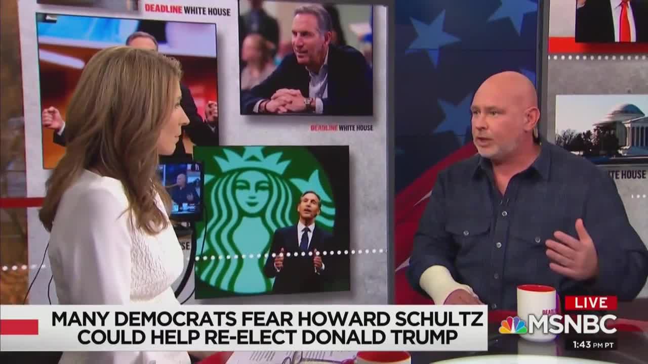 Nicolle Wallace admits why media is scared of Howard Schultz