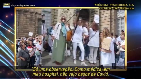 Não há pacientes de covid, há complicações devido à vacina