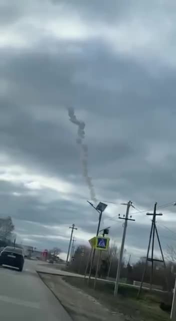 Ukraine War - Ukrainian Missile Intercepted Over Rostov