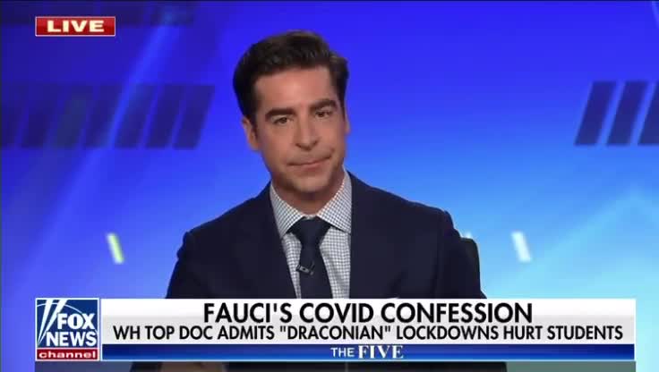 Jesse Watters slams Fauci for the effects lockdowns had on children