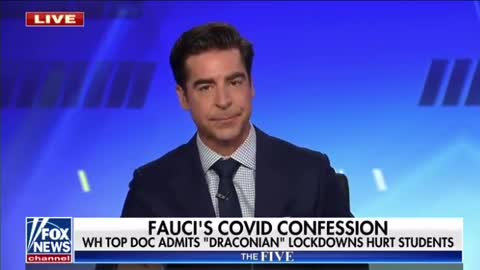 Jesse Watters slams Fauci for the effects lockdowns had on children