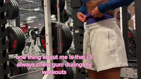 where my gym gum chewers at?