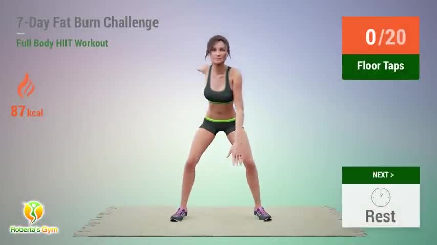 7-DAY HIIT CARDIO CHALLENGE FOR FAT BURN - FULL BODY WORKOUT