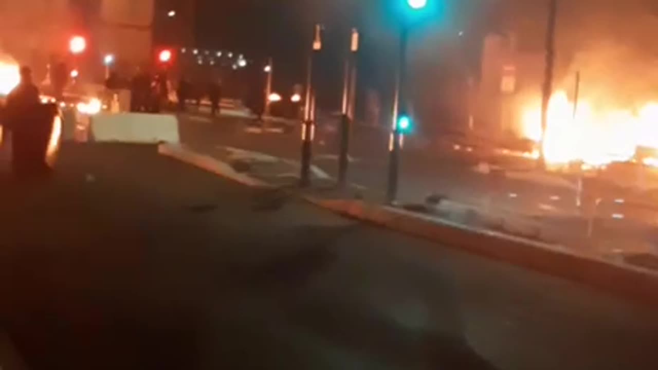 This is france, last night