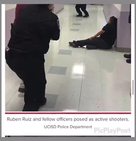 ROBB ELEMENTARY UVALDE SHOOTING ACTIVE DRILL PRIOR? JESUIT LION, & MASONIC FREEMASON GESTURES?