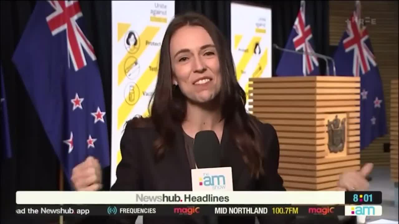 New Zealand PM Jacinda Ardern.''if you've got a vaccine pass, you can do everything''