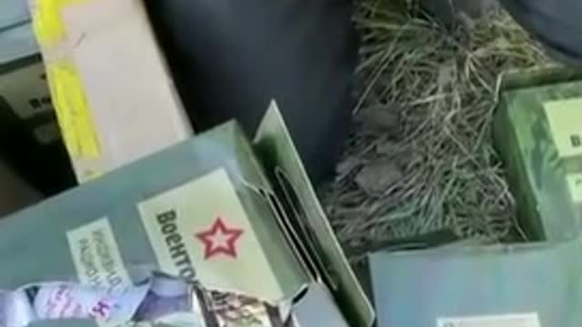 Russian military receive expired food