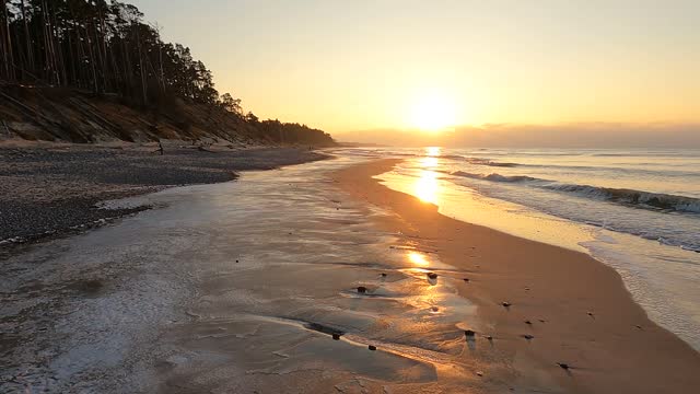 Amazing Beach Sunset View