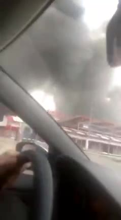 Barabashevsky market. Burned out