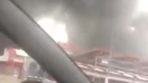 Barabashevsky market. Burned out