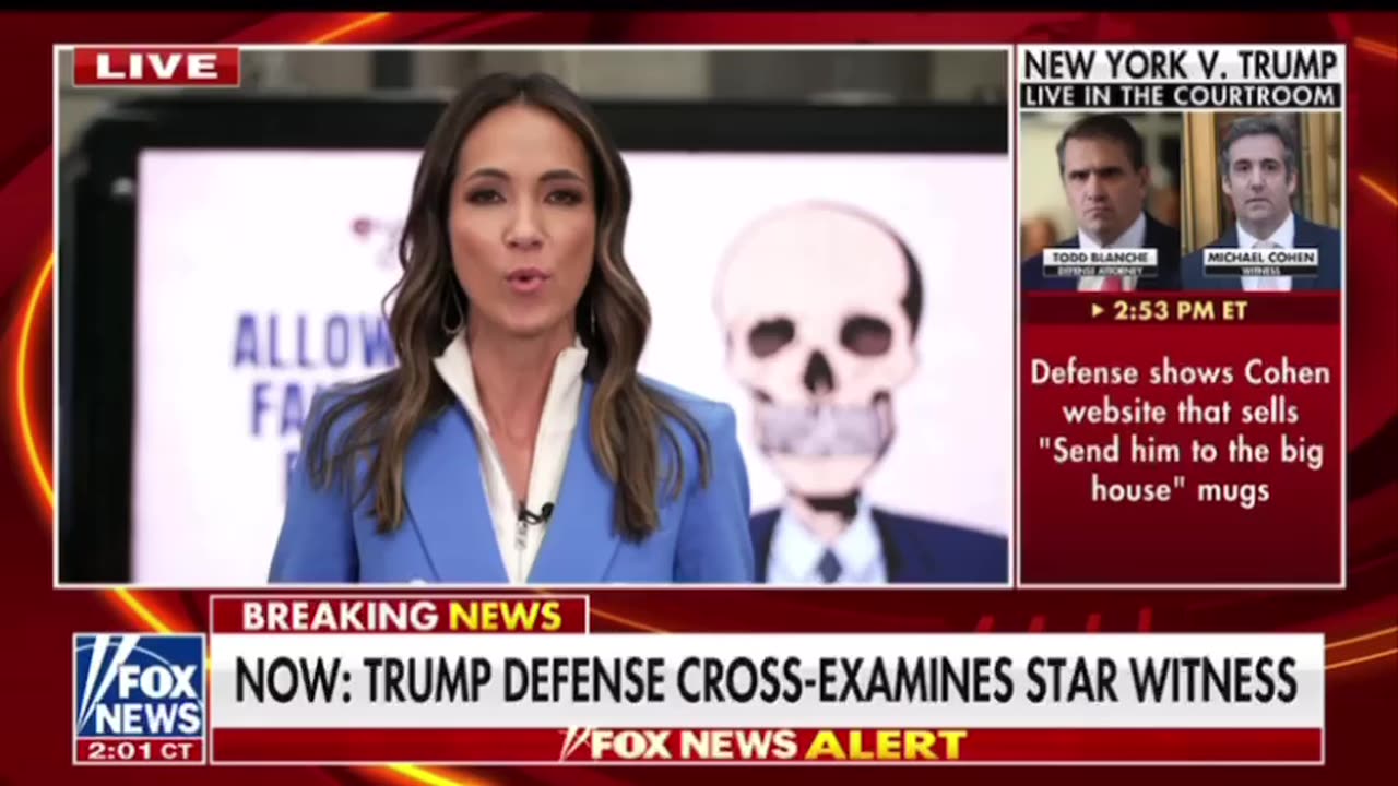 Who is paying for the trucks driving around in the background?