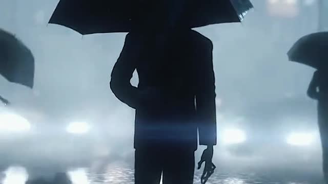 Gangsters in the rain, killing people and making more money, unable to move an inch,