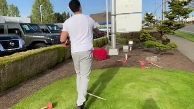 Plunger Trick Shots from Shortest to Tallest