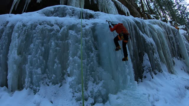 Ice Climbing Flume Gorge 2/11/2022