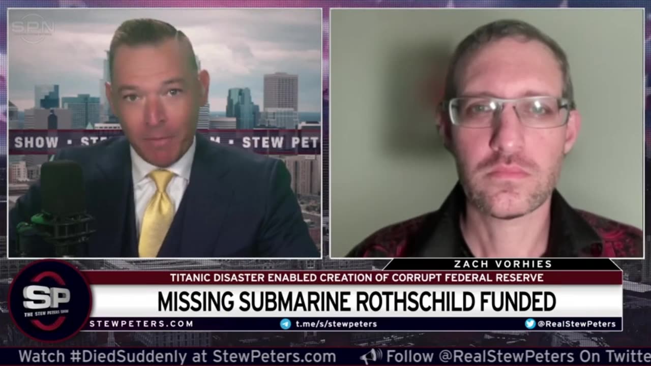 STEW PETERS | ROTHSCHILD FUNDED OCEAN GATE SINKS SUBMARINE TO HIDE TRUTH ABOUT THE TITANIC