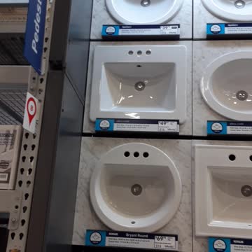 New sinks at Lowes