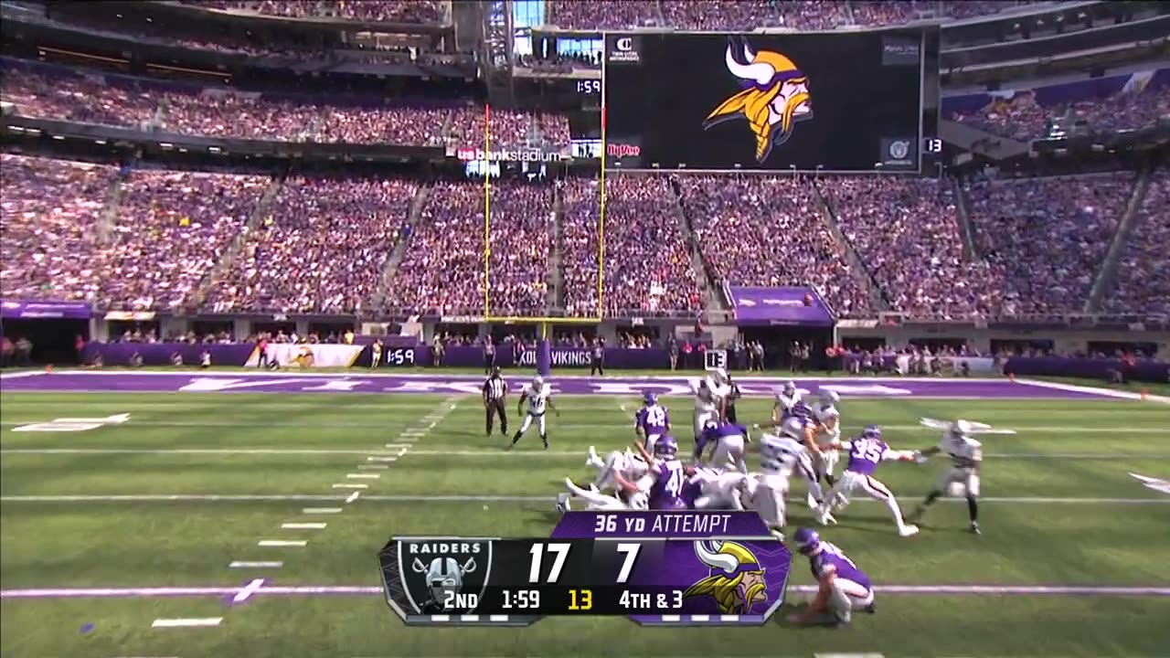 Raiders Vs. Vikings Preseason Highlights On US Sports