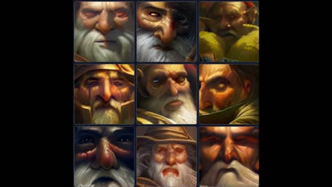 1000+ Fantasy Faces generated with DALL-E mini AI