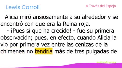 Lewis Carroll - A través del Espejo y lo que Alicia encontró allí