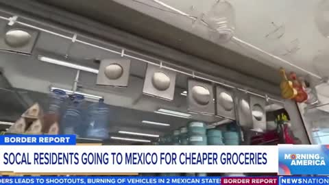 Americans are going to Mexico for Cheaper Food