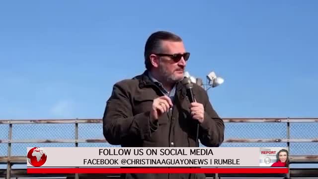 Sen. Ted Cruz Rides Shotgun In People's Convoy, Slams 'Dishonest' Media & Politicians