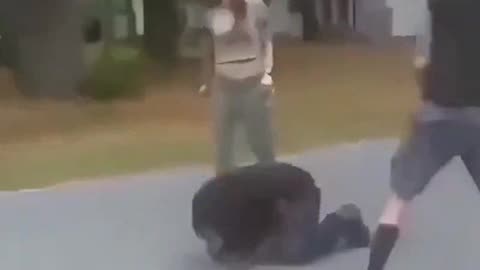 She thought her man could fight.