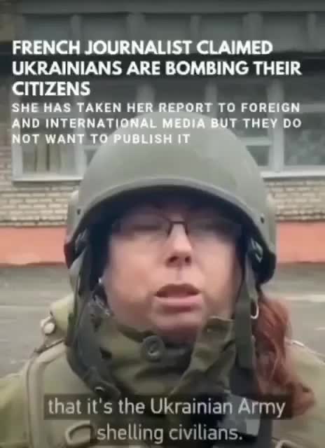 RUSSIA #9: French Journalist Reports Ukranian Army Bombing its Own People