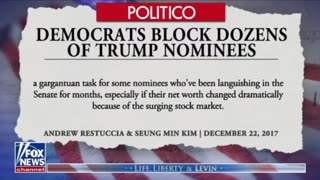 Mark Levin gives a history lesson on the Senate blocking nominations