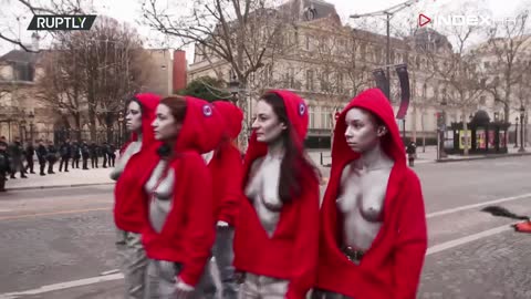 Pariz: aktivistice u toplesu