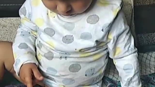 A cute baby