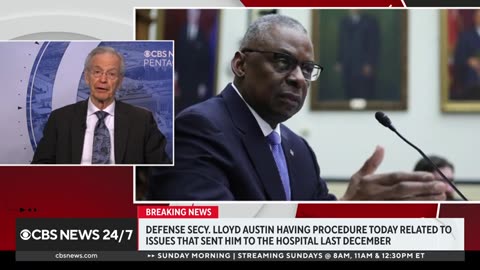 Defense Secretary Lloyd Austin to return to Walter Reed for procedure CBS News