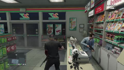 Robbing gas stations - GTA Online