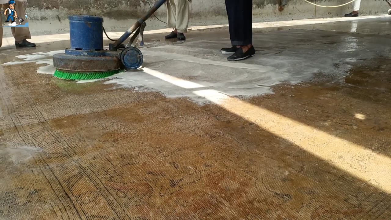 Rugs Cleaning satisfying video | Handmade carpet cleaning and washing