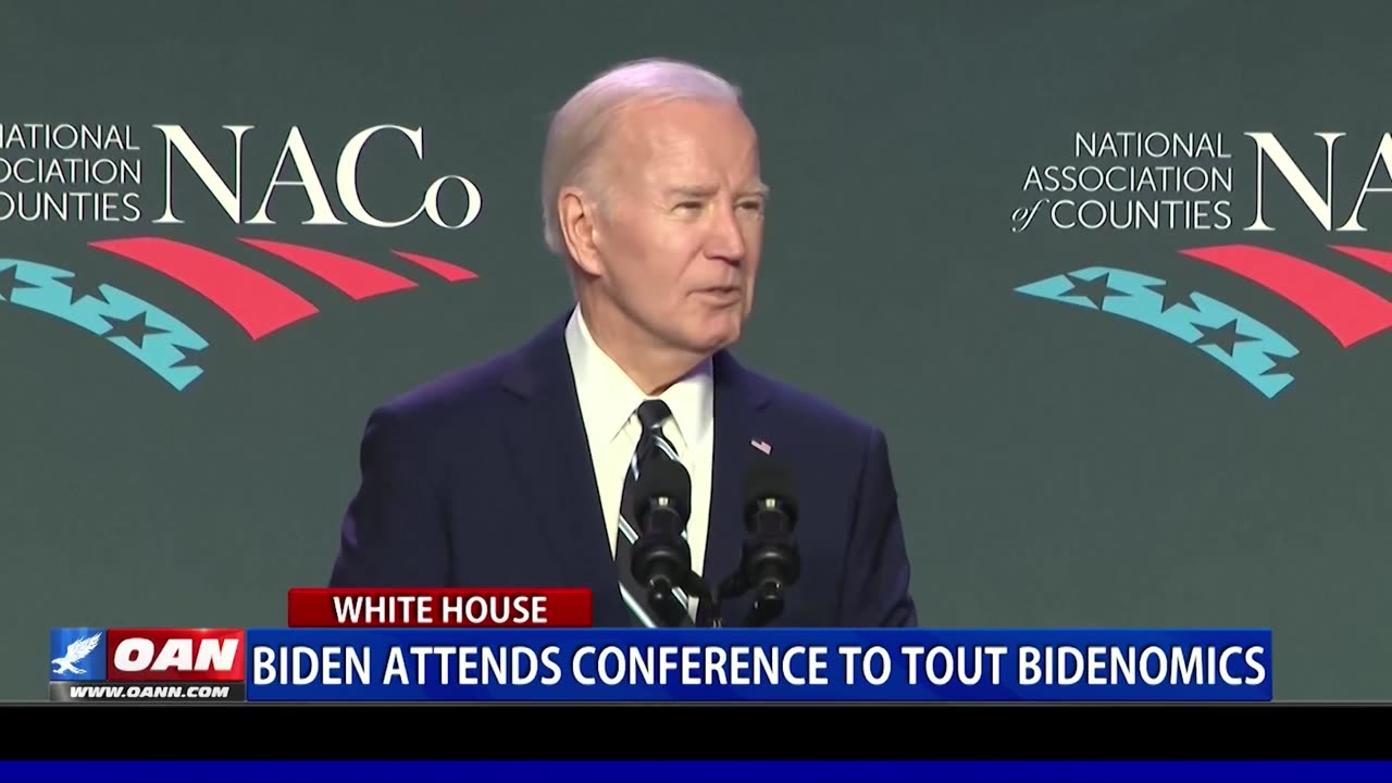 Biden Attends Conference To Tout Bidenomics